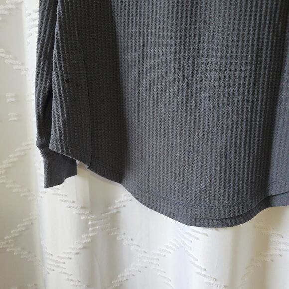 LOFT Long Sleeve Cozy Waffle Knit Pullover Top - Women's Size S - Picture 2 of 5